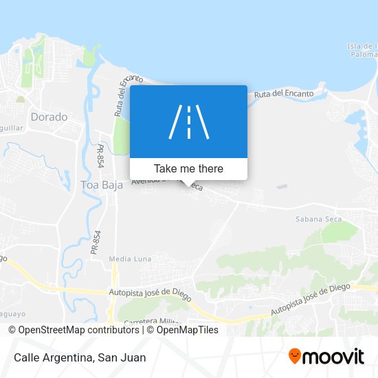Calle Argentina map