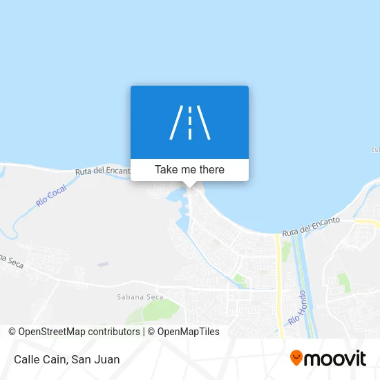 Calle Cain map