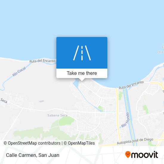 Calle Carmen map