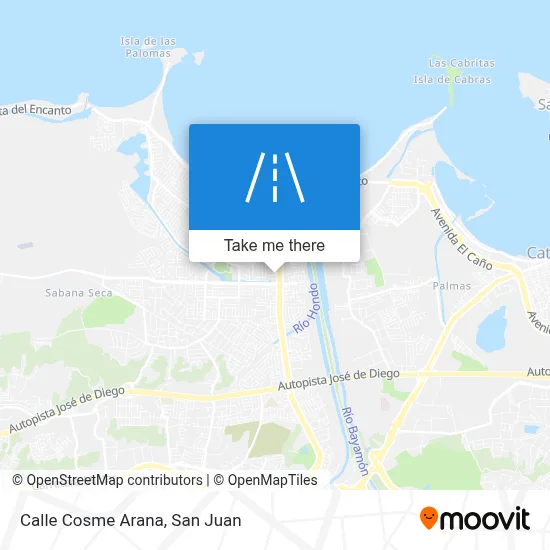 Mapa de Calle Cosme Arana