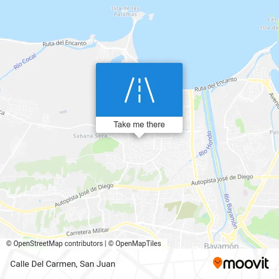 Calle Del Carmen map