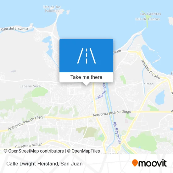 Calle Dwight Heisland map