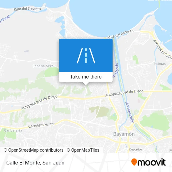 Mapa de Calle El Monte