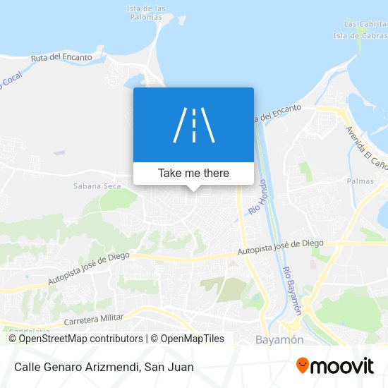 Mapa de Calle Genaro Arizmendi