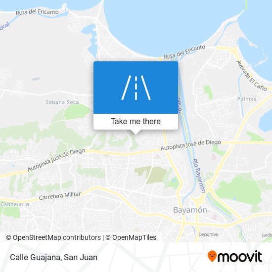 Calle Guajana map