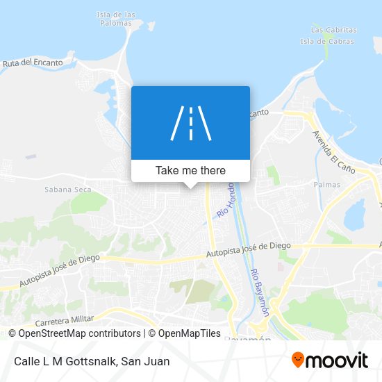 Mapa de Calle L M Gottsnalk