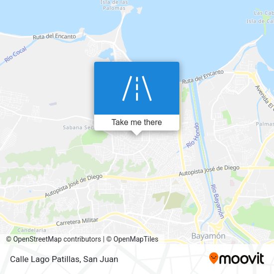 Mapa de Calle Lago Patillas