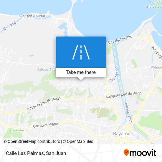 Calle Las Palmas map