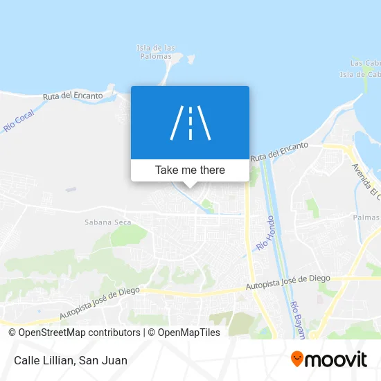 Calle Lillian map