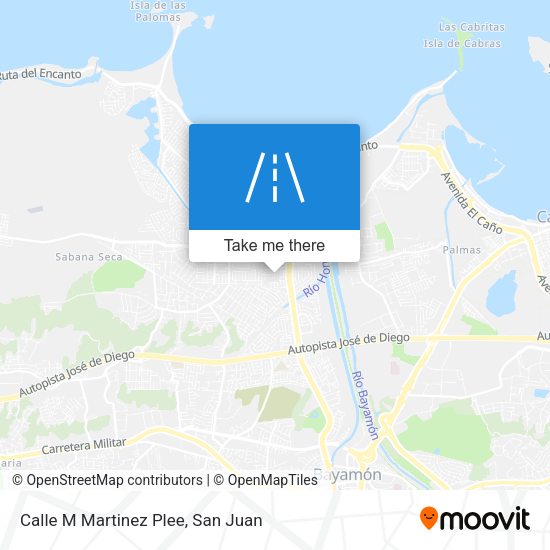 Mapa de Calle M Martinez Plee