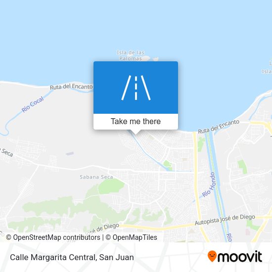 Mapa de Calle Margarita Central
