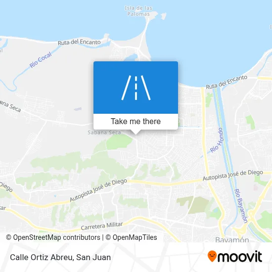 Mapa de Calle Ortiz Abreu