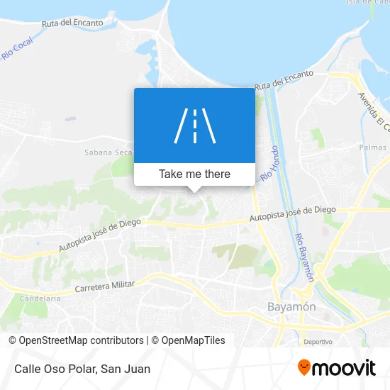 Mapa de Calle Oso Polar