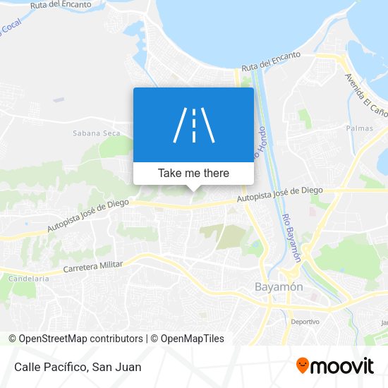 Calle Pacífico map