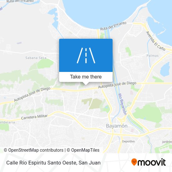 Calle Río Espiritu Santo Oeste map