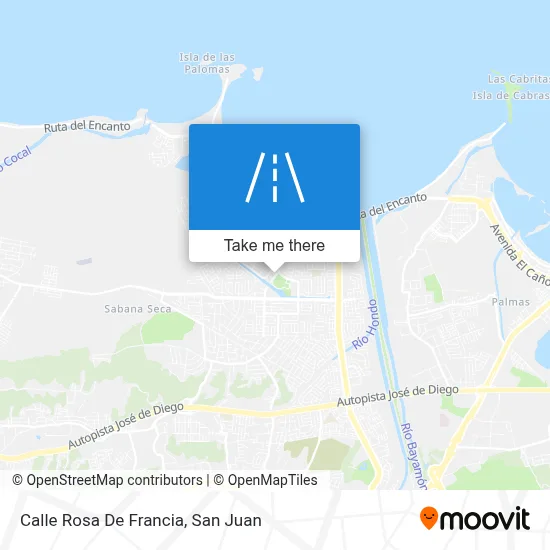 Mapa de Calle Rosa De Francia