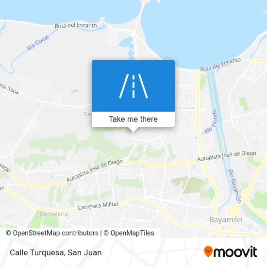 Calle Turquesa map