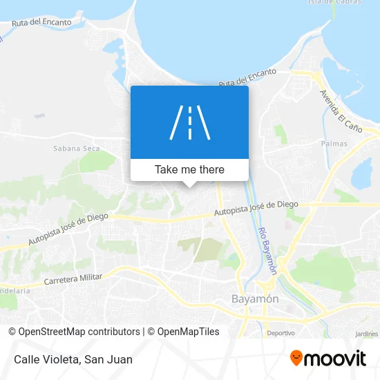 Mapa de Calle Violeta