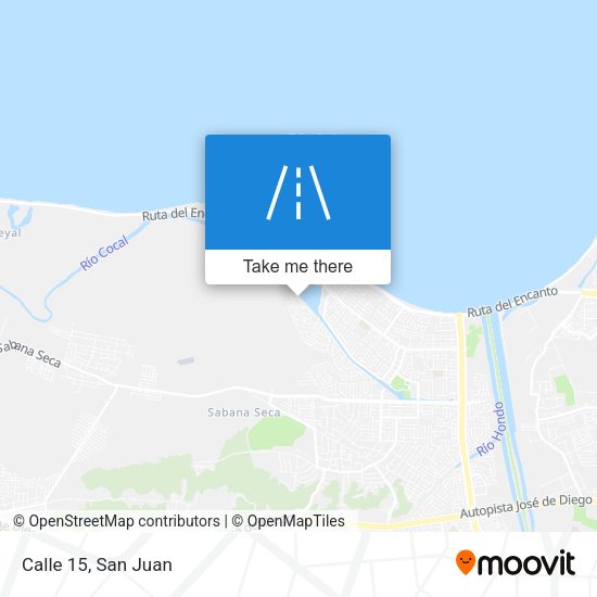 Calle 15 map