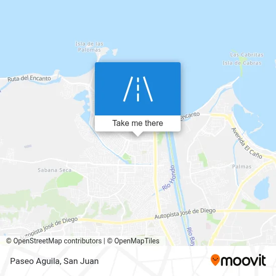 Mapa de Paseo Aguila