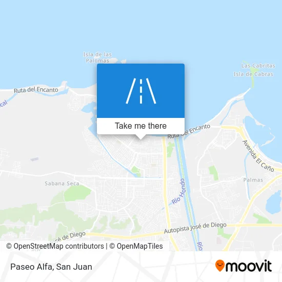 Paseo Alfa map