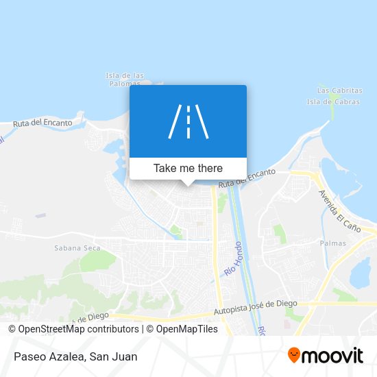 Mapa de Paseo Azalea