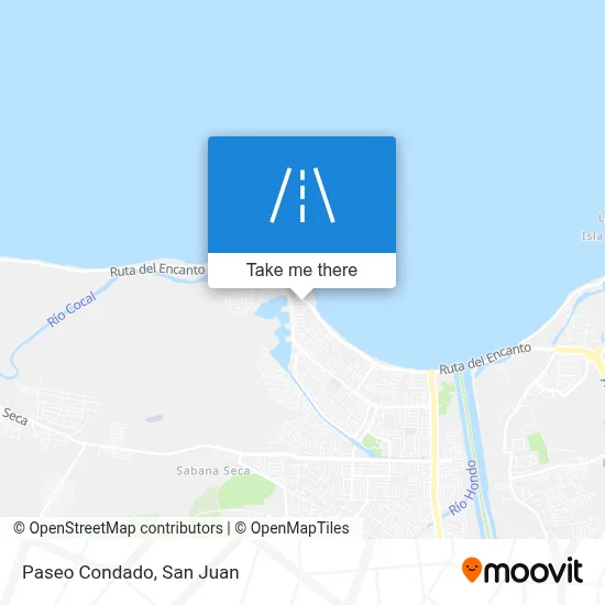 Mapa de Paseo Condado