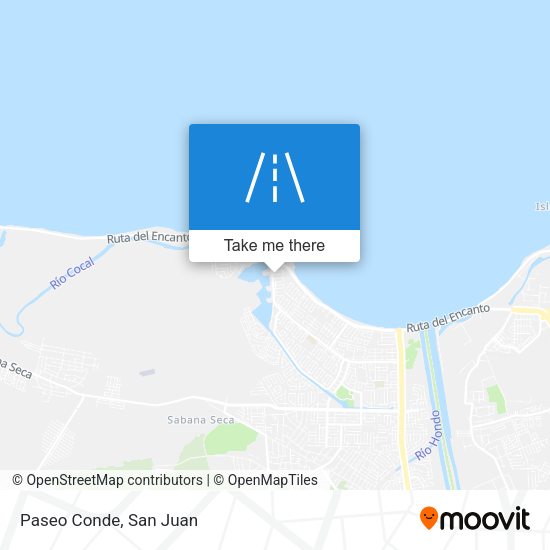 Paseo Conde map