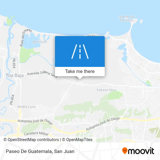 Mapa de Paseo De Guatemala