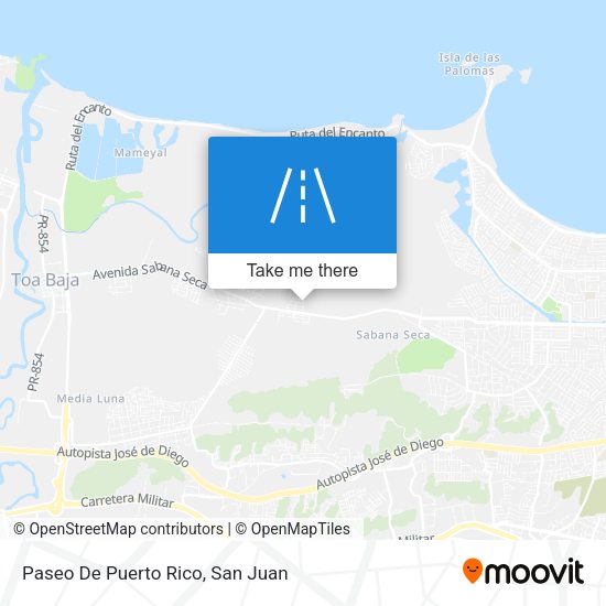 Mapa de Paseo De Puerto Rico