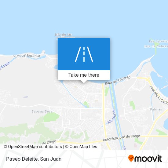 Mapa de Paseo Deleite