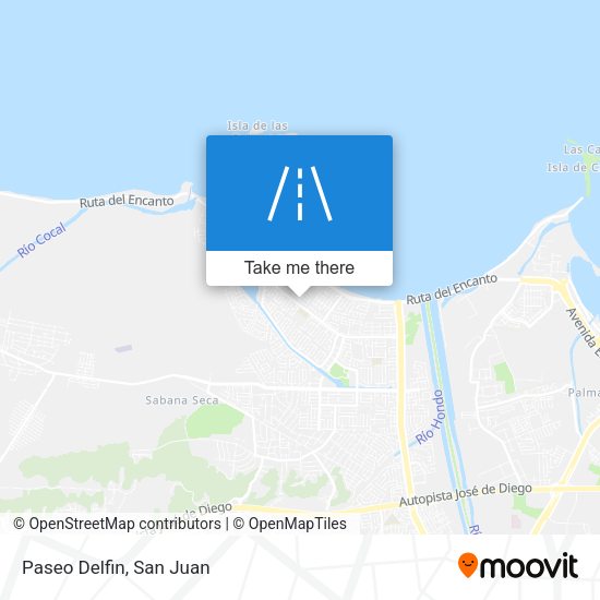 Mapa de Paseo Delfin
