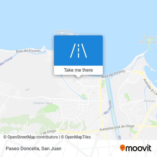 Mapa de Paseo Doncella