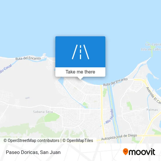 Mapa de Paseo Doricas