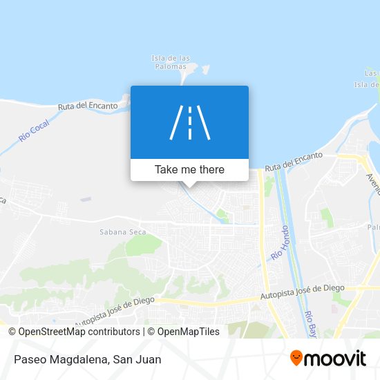Mapa de Paseo Magdalena
