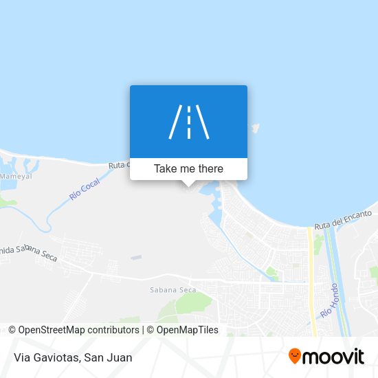 Via Gaviotas map