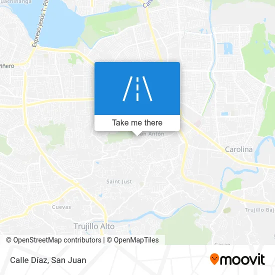 Calle Díaz map