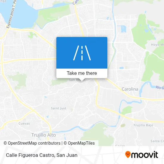 Calle Figueroa Castro map