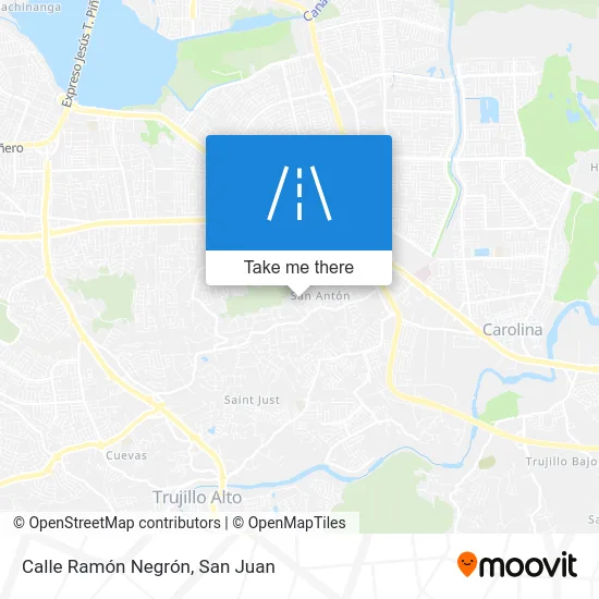 Mapa de Calle Ramón Negrón