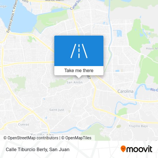 Calle Tiburcio Berly map