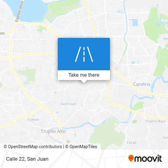 Mapa de Calle 22