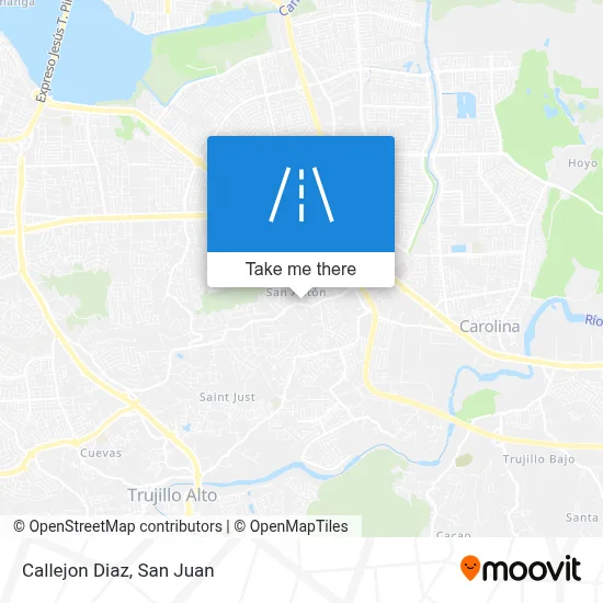 Mapa de Callejon Diaz