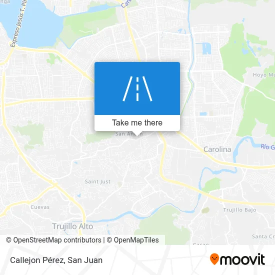 Mapa de Callejon Pérez