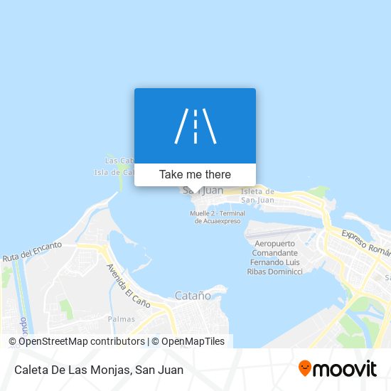 Caleta De Las Monjas map