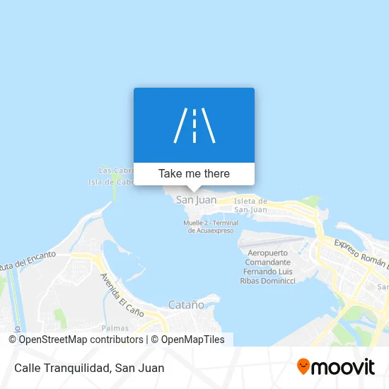 Calle Tranquilidad map