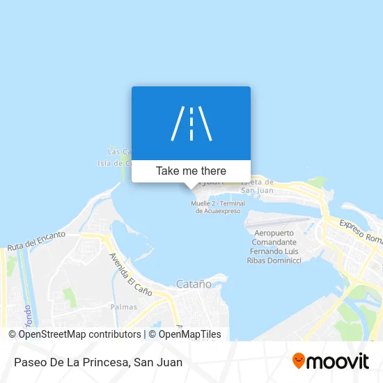 Paseo De La Princesa map