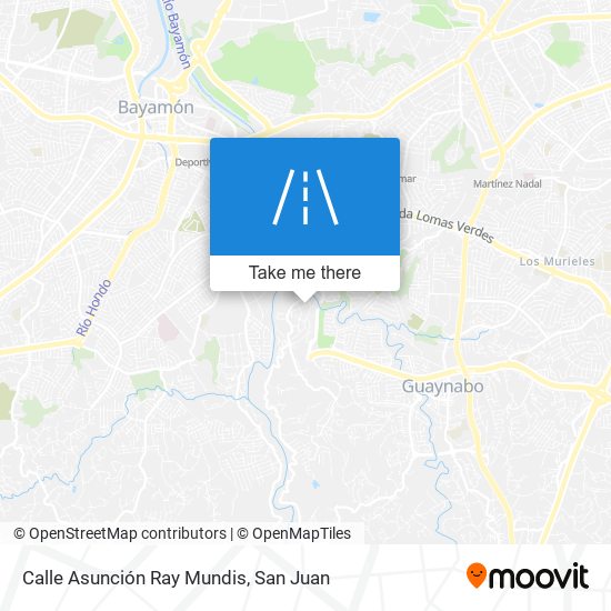 Calle Asunción Ray Mundis map