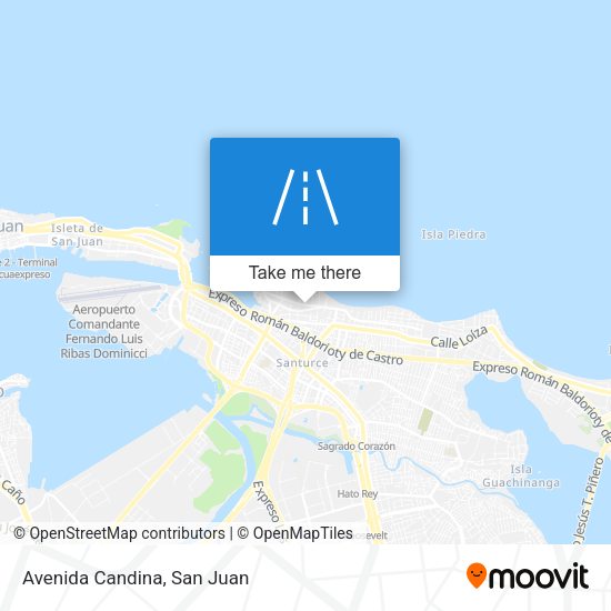 Mapa de Avenida Candina