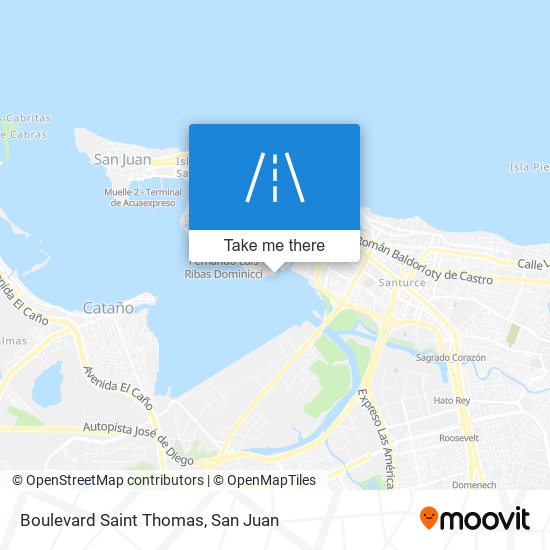 Boulevard Saint Thomas map