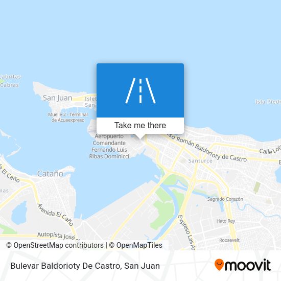 Mapa de Bulevar Baldorioty De Castro
